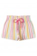 Conjunto Feminino Infantil Listras Off-White