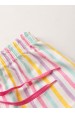 Conjunto Feminino Infantil Listras Off-White