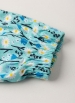 Macacão Feminino Infantil Floral Turquesa