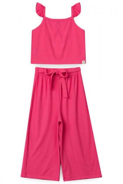 Calça Infantil Pantacourt Bordo Roupas Infantis Conjunto