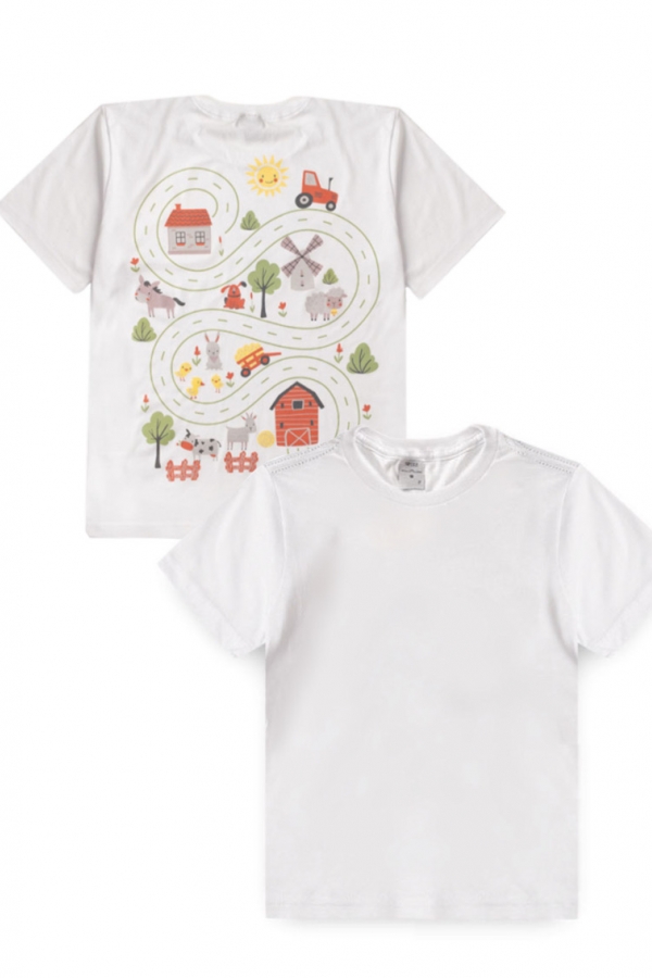 Camiseta Masculino Adulto Fazendinha