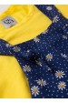 Salopete Feminina Infantil Margaridas