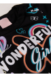 Conjunto Feminino Infantil Wonderful Preto