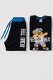 Conjunto Masculino Infantil Feel Great Preto