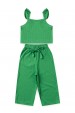 Conjunto Infantil Feminino Pantacourt Verde