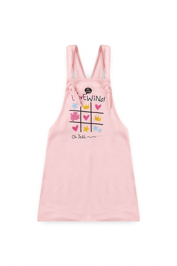 Salopete Feminina Infantil Love Wins
