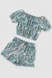 Conjunto Feminino Infantil Ciganinha Floral