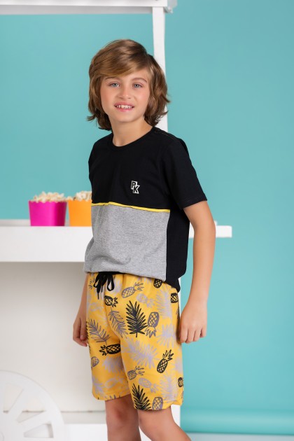 Conjunto Masculino Infantil Pk Duocolor