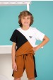 Conjunto Masculino Infantil Pk Tricolor