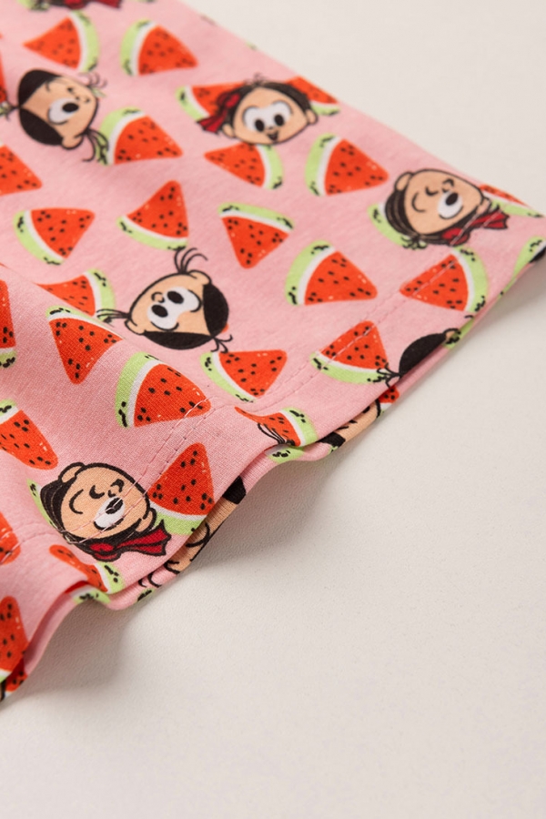 Vestido Feminino Infantil Melancias Magali - Turma da Mônica