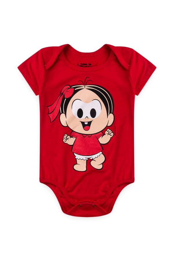 Body Feminino Infantil Mônica Baby Glitter - Turma da Mônica
