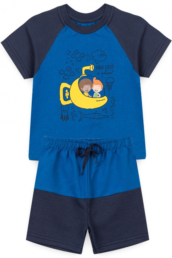 Conjunto Masculino Infantil Onde Está O Polvo? - Mundo Bita