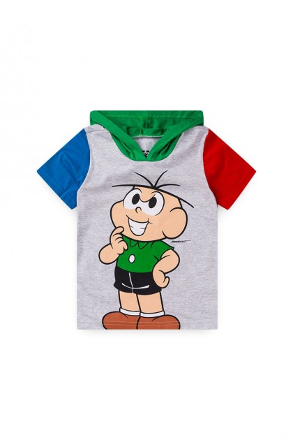 Conjunto Masculino Infantil Cebolinha Duocolor - Turma da Mônica