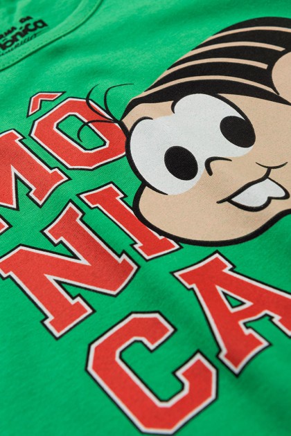 Vestido Infantil Cheia de Charme - Turma da Mônica