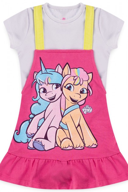 Salopete Feminino Infantil Amigas - My Little Pony