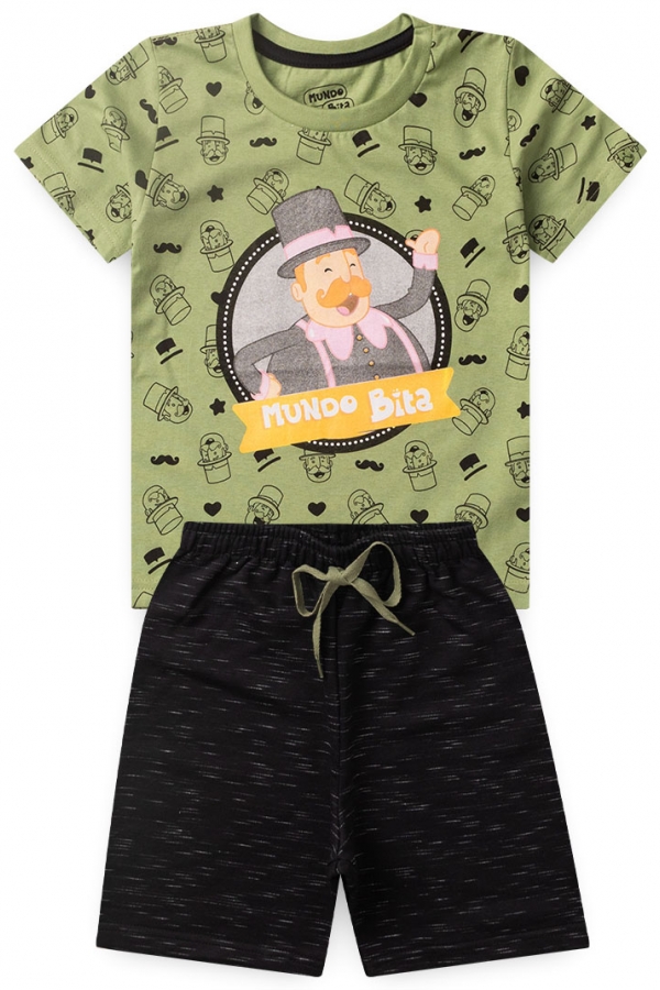 Conjunto Masculino Olá Pessoal - Mundo Bita