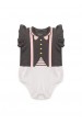 Body Feminino Infantil com Saia  -  Mundo Bita