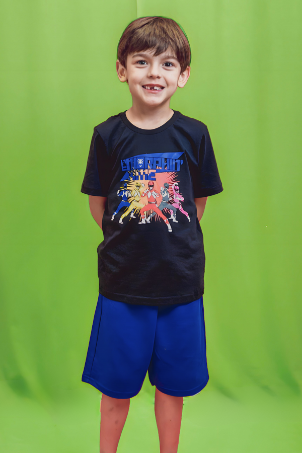 Conjunto Masculino Infantil Power Time - Power Rangers