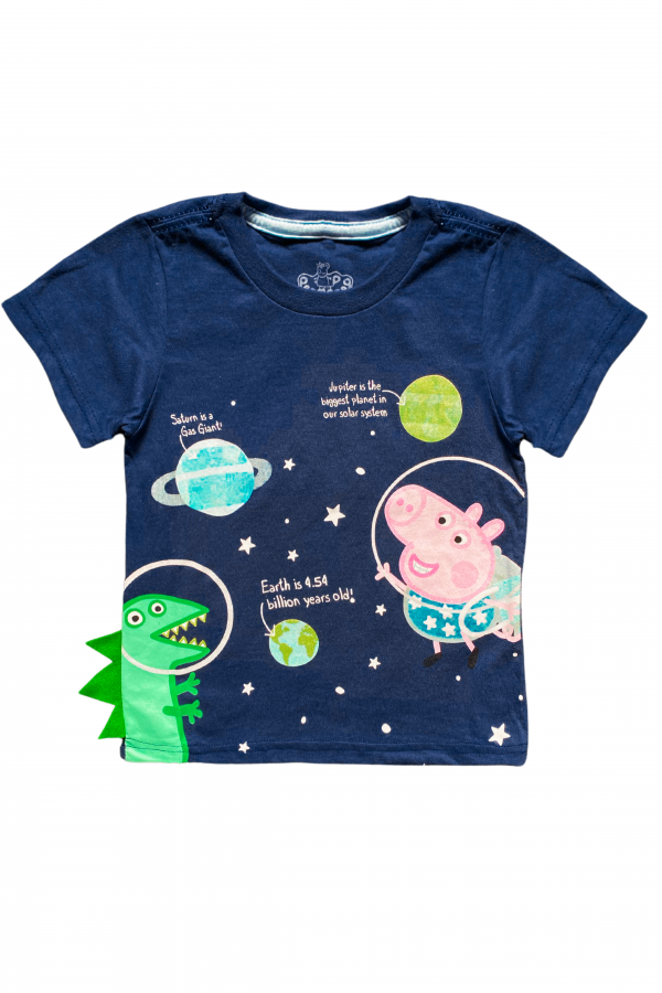 Conjunto Masculino Infantil George No Mundo da Lua - Peppa Pig