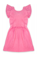 Vestido Feminino Infantil Babado Básico Anarruga