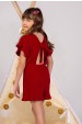 Macaquinho Feminino Infantil Natalino Vermelho