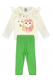 Conjunto Feminino Infantil Corujinha