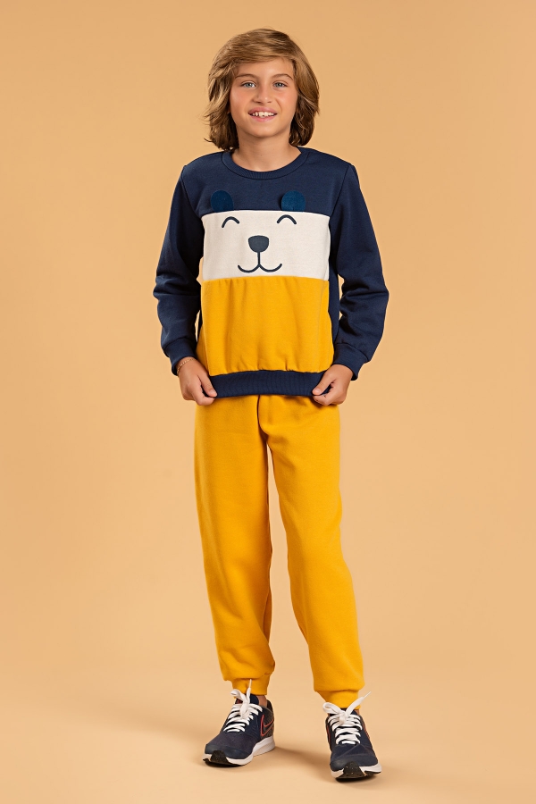 Conjunto Masculino Ursinho Sorridente