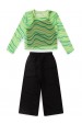 Conjunto Feminino Infantil Telinha Ondas