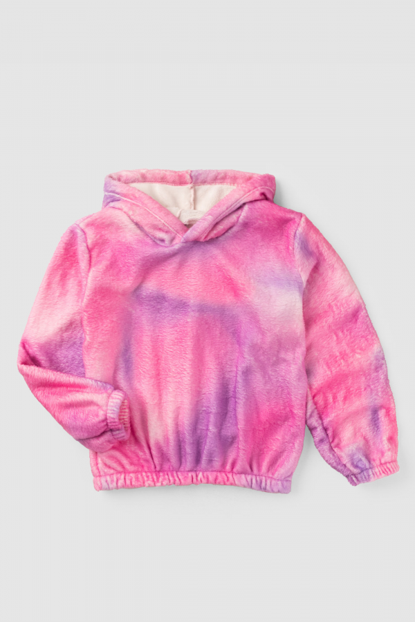 Casaco Feminino Infantil Tie Dye Fofinho