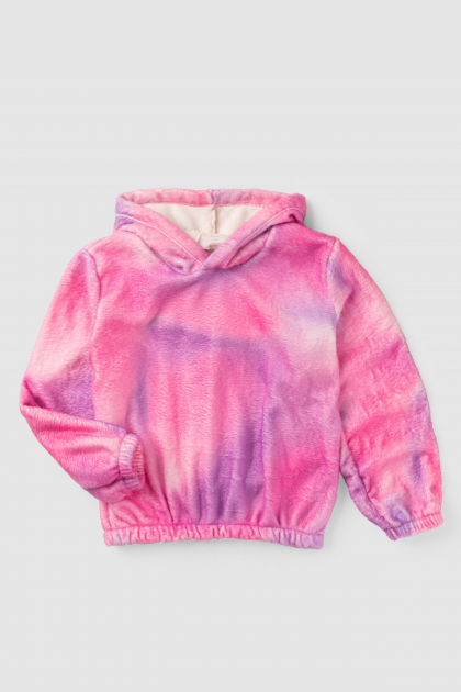 Casaco Feminino Infantil Tie Dye Fofinho