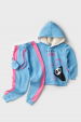 Conjunto Feminino Infantil Panda Wow Azul