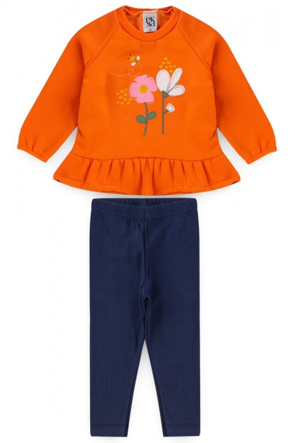 Conjunto Feminino Infantil Abelhinha