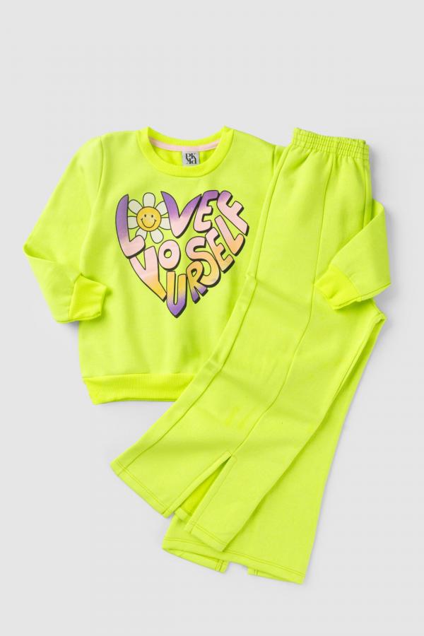 Conjunto Infantil Feminino Love Yourself
