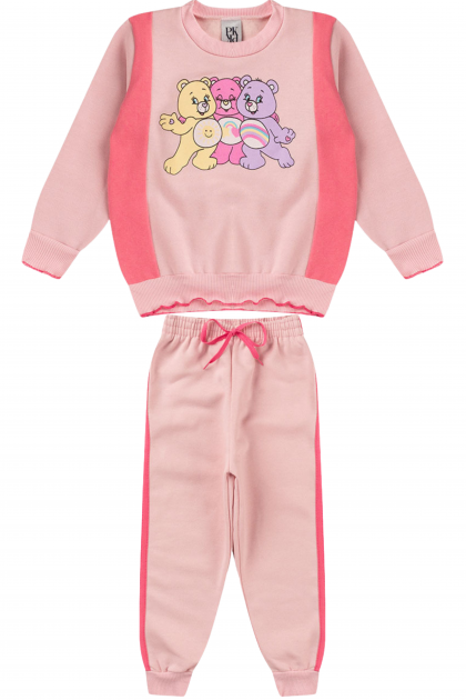 Conjunto Infantil Feminino Ursinhos Queridos