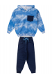 Conjunto Infantil Masculino Tie Dye Detalhado