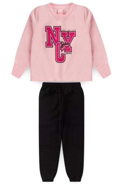 Conjunto Feminino Infantil Track And Field