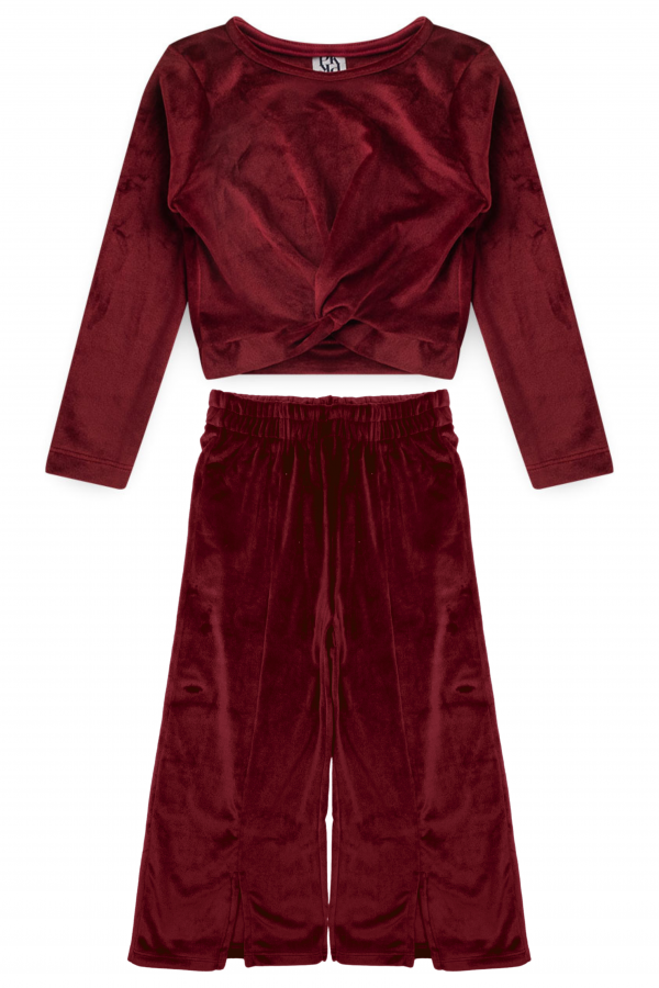 Conjunto Feminino Infantil Nó Veludo