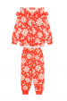 Conjunto Feminino Infantil Flores de Outono