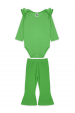 Conjunto Infantil Feminino Babados Ribana