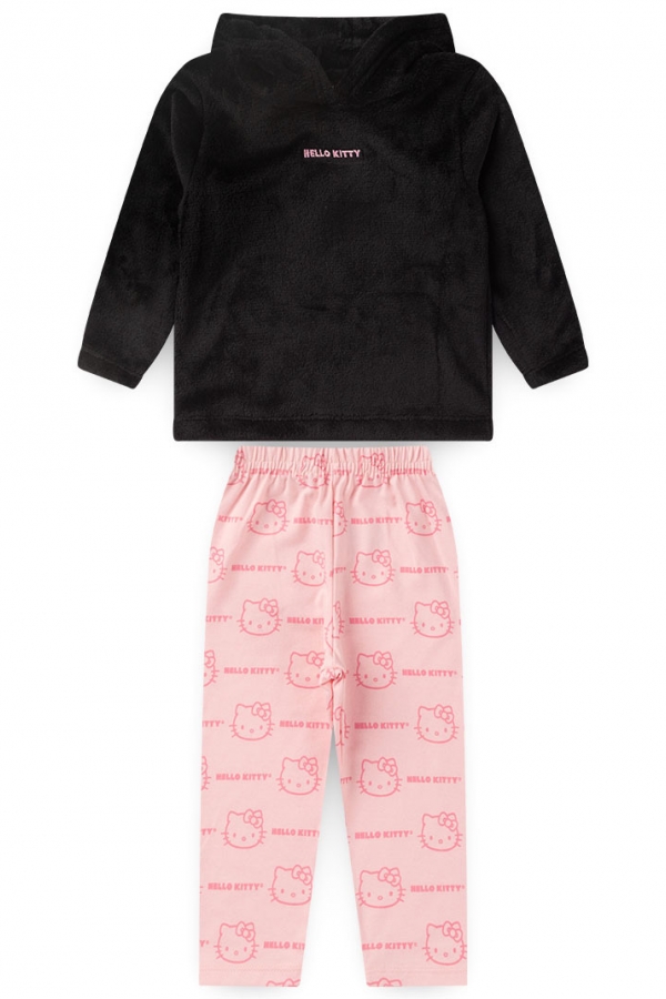 Conjunto Feminino Infantil Pelinho - Hello Kitty