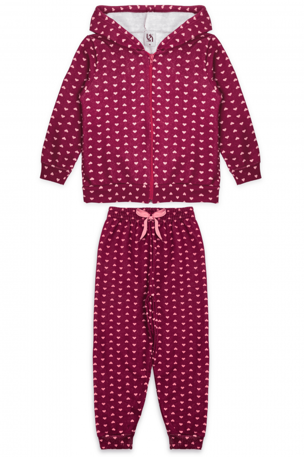 Conjunto Infantil Feminino Hearts