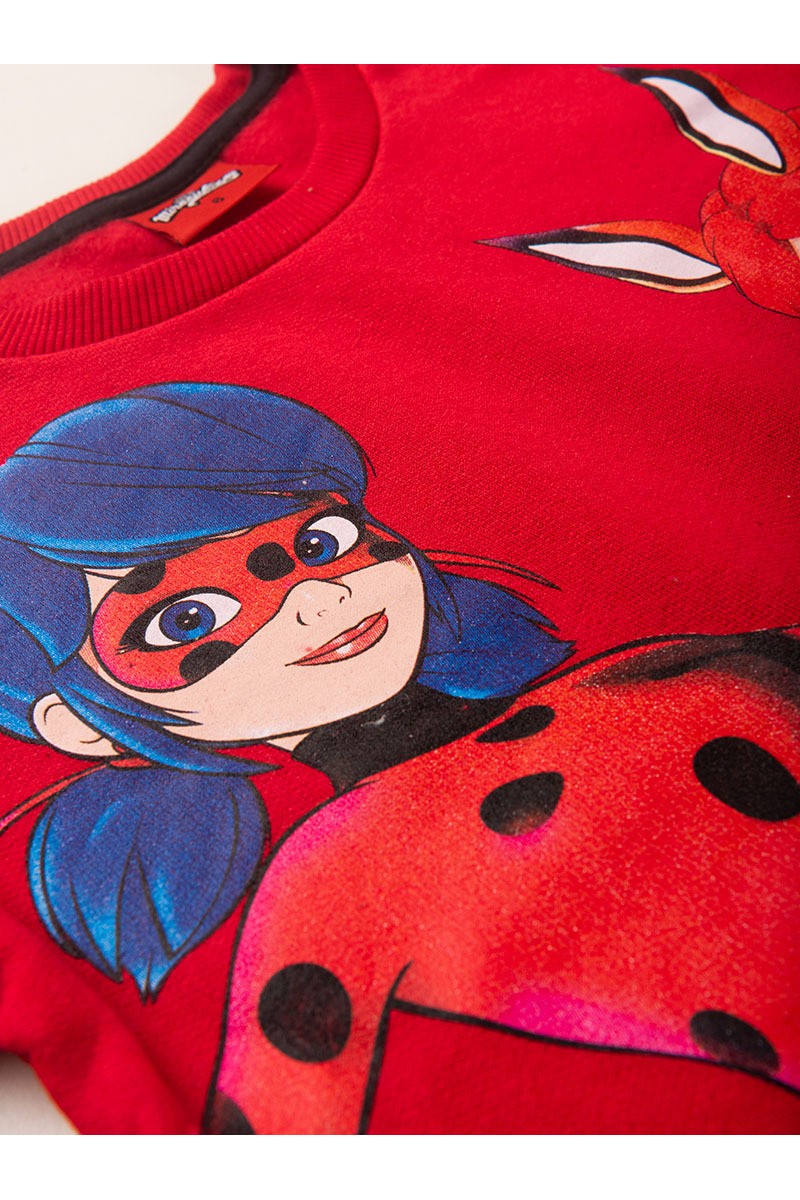 Conjunto Feminino Infantil Miraculous - Ladybug Vermelho