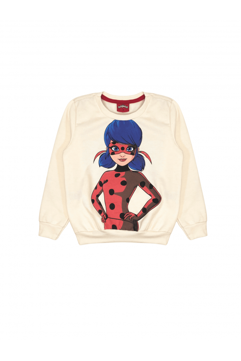 Conjunto Feminino Infantil To Save - Ladybug Off-White