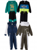 Kit Sortido 8 Peças de Roupas Infantis Masculino Inverno - 4 Casacos + 4 Calças