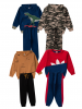 Kit Sortido 8 Peças de Roupas Infantis Masculino Inverno - 4 Casacos + 4 Calças
