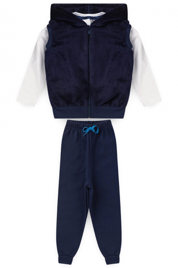 Conjunto Masculino Infantil Colete Urso