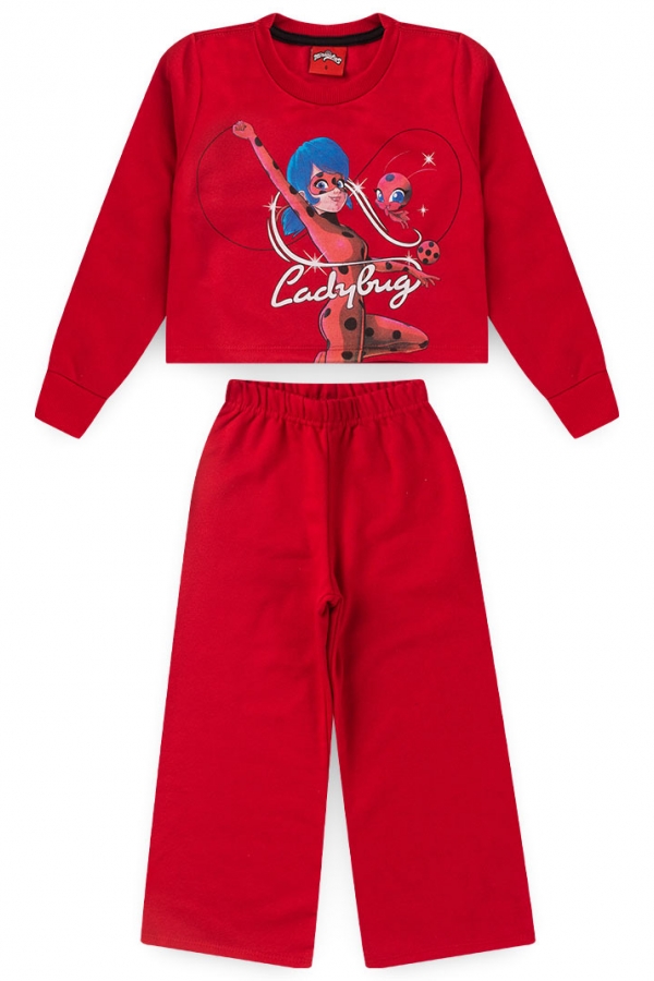 Conjunto Feminino Infantil Ioiô Vermelho - Ladybug