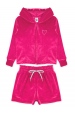 Conjunto Feminino Infantil Jaqueta Bordado