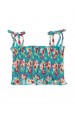 Conjunto Infantil Feminino Lastex Florido