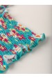 Conjunto Infantil Feminino Lastex Florido